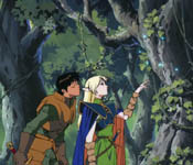 the elf deedlit drawing upon nature's magic
